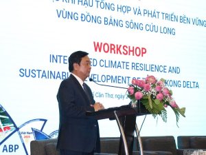 Hội thảo &ldquo;Chống chịu kh&iacute; hậu tổng hợp v&agrave; ph&aacute;t triển bền vững v&ugrave;ng ĐBSCL&rdquo;