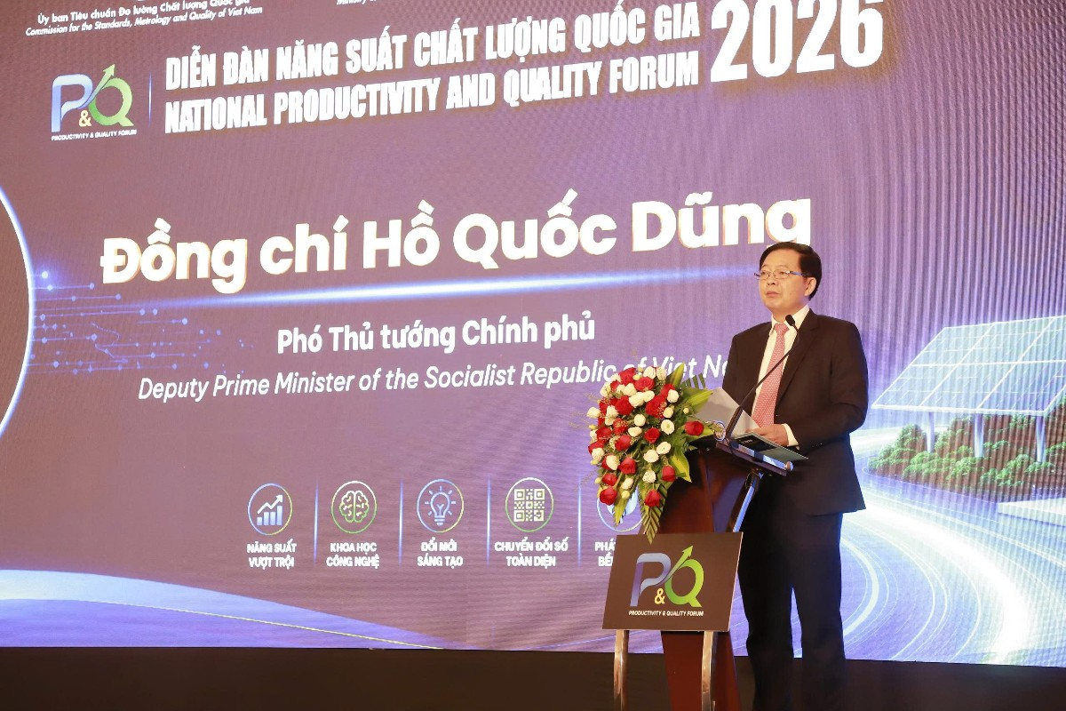 Phó Thủ tướng Hồ Quốc Dũng: Đưa năng suất thực chất vào hệ thống chỉ tiêu điều hành
