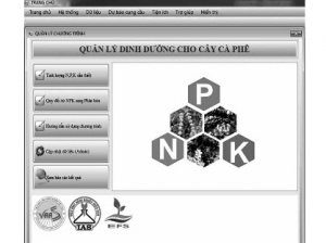 X&acirc;y dựng phần mềm quản l&yacute; dinh dưỡng cho c&acirc;y c&agrave; ph&ecirc; tr&ecirc;n đất đỏ bazan v&ugrave;ng Đ&ocirc;ng Nam Bộ v&agrave; T&acirc;y Nguy&ecirc;n 