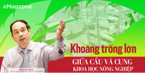 Khoảng c&aacute;ch lớn giữa cung v&agrave; cầu khoa học n&ocirc;ng nghiệp.