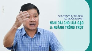 Nguy&ecirc;n Thứ trưởng L&ecirc; Quốc Doanh: Nghĩ d&agrave;i cho l&uacute;a gạo & ng&agrave;nh trồng trọt