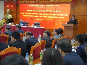 Bộ N&ocirc;ng nghiệp v&agrave; Ph&aacute;t triển N&ocirc;ng th&ocirc;n tổ chức Hội nghị Tổng kết năm 2017 v&agrave; triển khai kế hoạch năm 2018