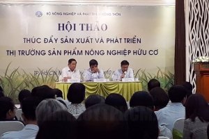 Th&uacute;c đẩy sản xuất v&agrave; ph&aacute;t triển thị trường sản phẩm n&ocirc;ng nghiệp hữu cơ