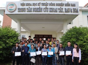 Đ&agrave;o tạo ngắn hạn thuộc Dự &aacute;n &ldquo;Thiết lập chuỗi gi&aacute; trị n&ocirc;ng sản an to&agrave;n v&agrave; th&ocirc;ng minh tại Việt Nam&rdquo;
