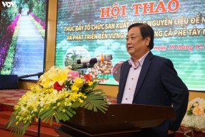 Bộ trưởng L&ecirc; Minh Hoan: C&agrave; ph&ecirc; Việt cần ph&ugrave; hợp với y&ecirc;u cầu ti&ecirc;u d&ugrave;ng xanh của thế giới