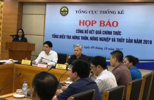 C&ocirc;ng bố kết quả tổng điều tra n&ocirc;ng th&ocirc;n, n&ocirc;ng nghiệp v&agrave; thủy sản năm 2016
