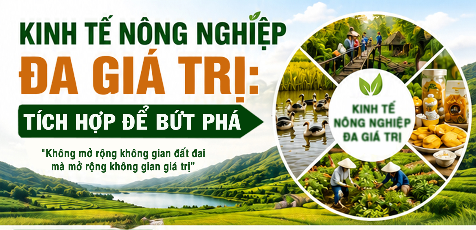 Kinh tế n&ocirc;ng nghiệp đa gi&aacute; trị: T&iacute;ch hợp để bứt ph&aacute;