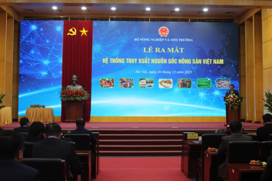 Ra mắt Hệ thống truy xuất nguồn gốc n&ocirc;ng sản Việt Nam