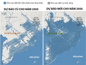 T&igrave;nh trạng nước biển d&acirc;ng v&agrave; ngập ven biển: Bộ dữ liệu mới c&oacute; ch&iacute;nh x&aacute;c?